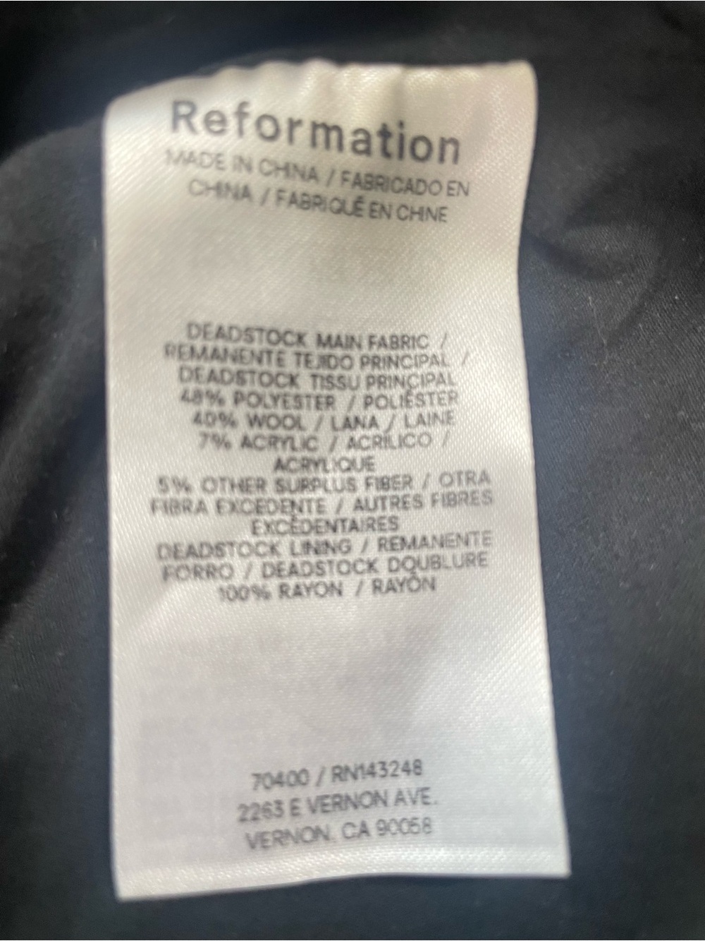 Reformation x Kacey Musgraves Sutton Top Brown Herringbone Size 2 - Picture 9 of 10
